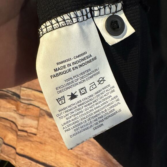 Nike Large Men's Black Polo Shirt Performance Golf Lion Logo Team Collegiate - Picture 8 of 8